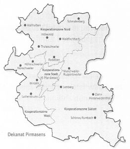 Karte der RegioZonen. Skizze: Martin Rathke