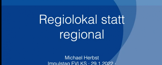 Regiolokal statt regional